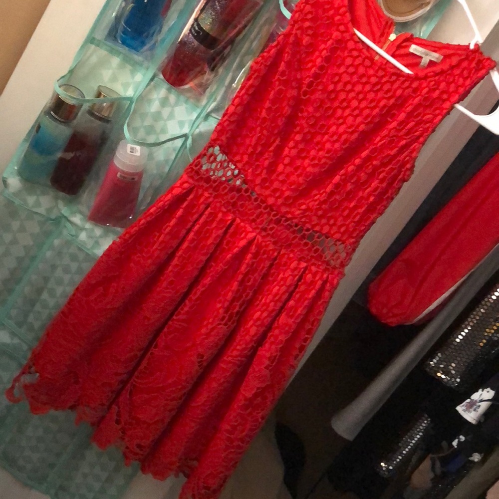 Red dress